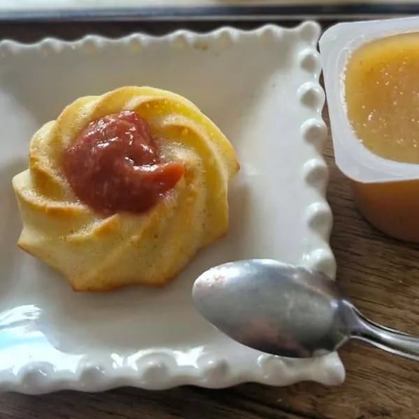 Twists au skyr et compotée de fruits 