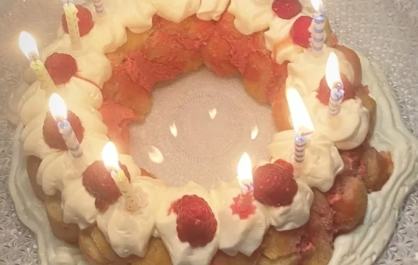 Charlotte aux framboises