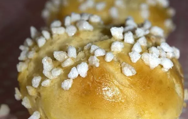 Briochettes au sucre perlé