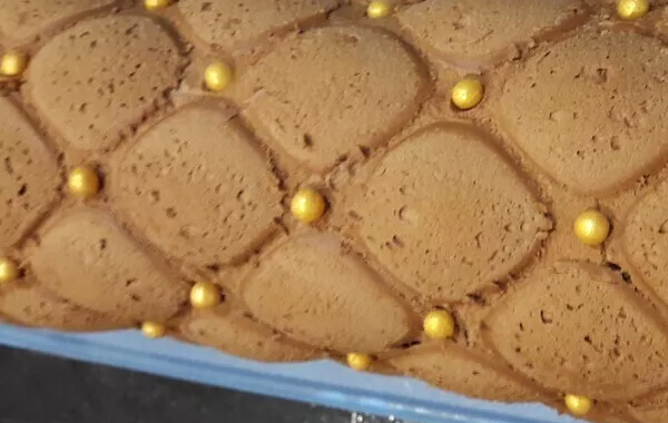 Bûche royale choco-pralinée