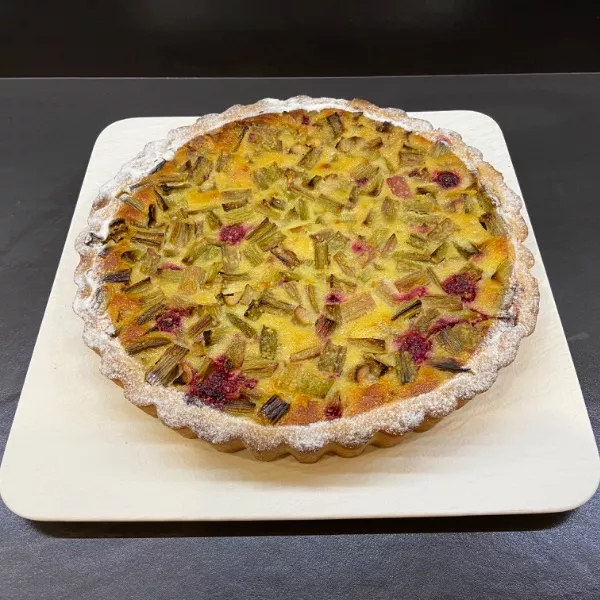 Tarte à la rhubarbe 