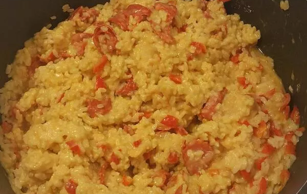 Risotto au chorizo