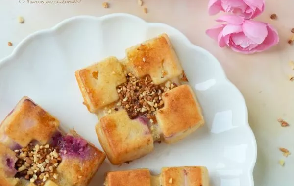 Carrés gourmands aux 2 prunes
