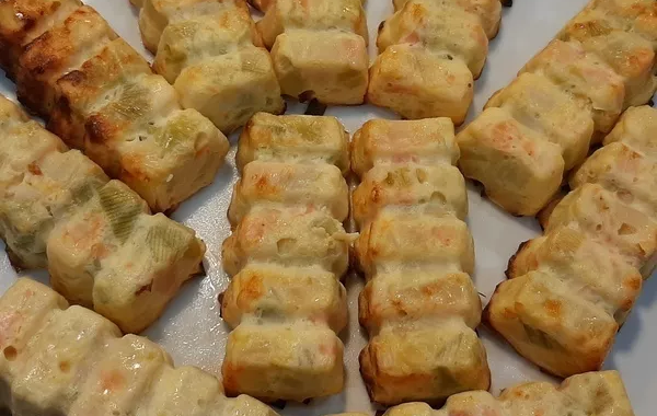 Lingots poireaux/saumon