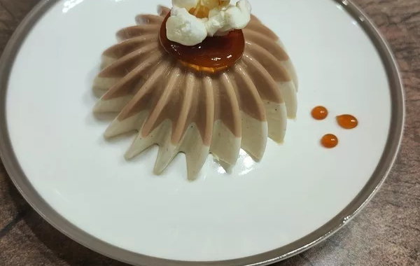 Panna Cotta Caramel & Pop Corn