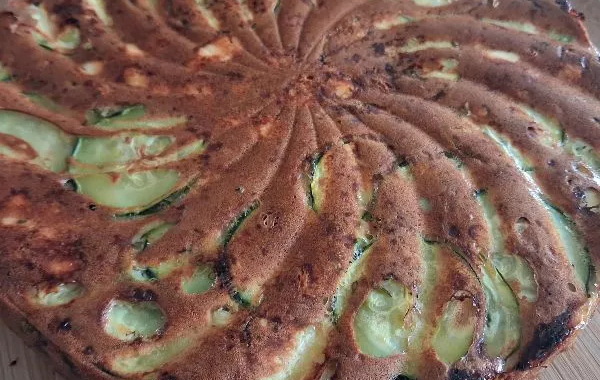 Invisible courgettes feta