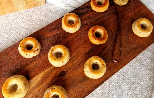 Mini donuts au bacon