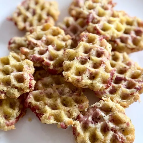 Mini-Gaufres salées pour l'apéro - Chez Nanou