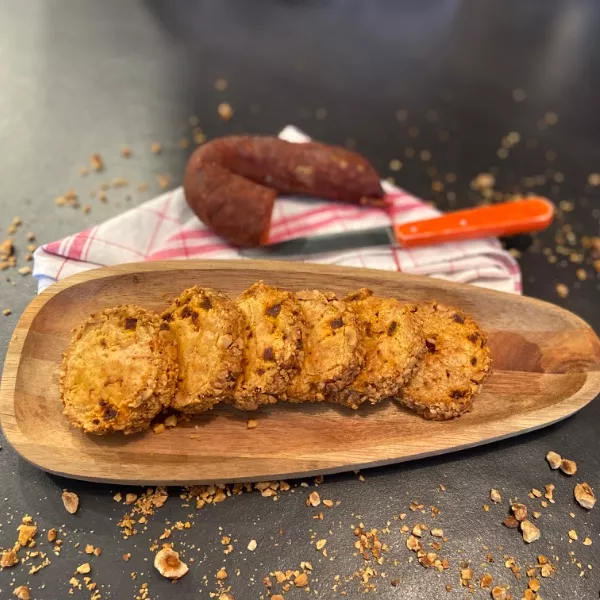 Biscuits apéro au chorizo