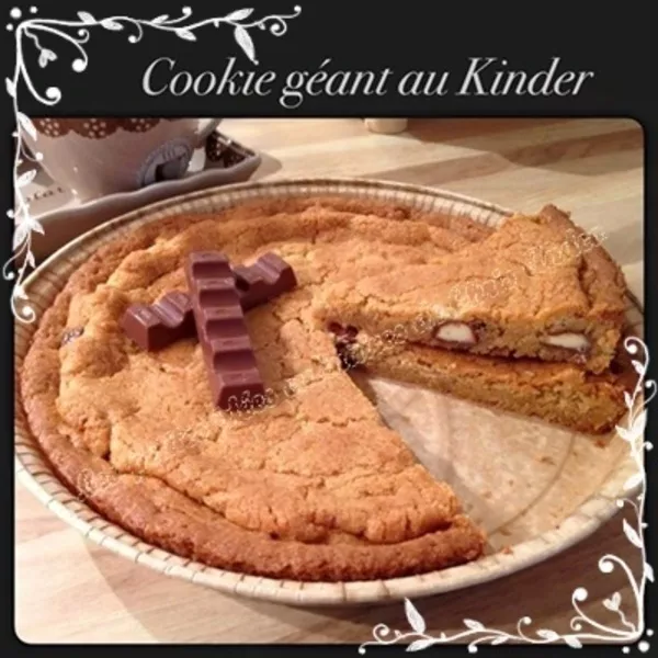 Cookies géant au Kinder