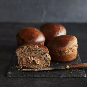 Cruffins fourrés au chocolat