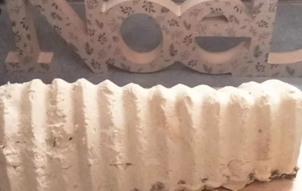 bûche spéculoos et insert poire