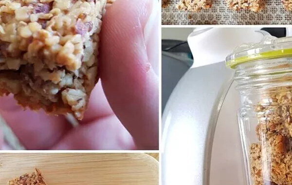 barres de cereales en cubes