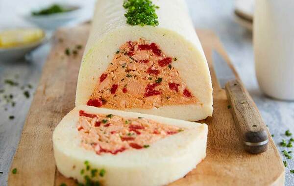 Terrine de poissons et poivron