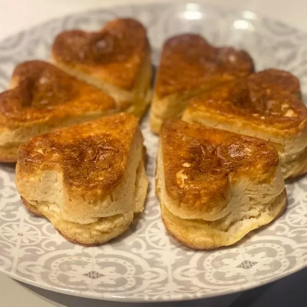 Flan fondant jambon fromage