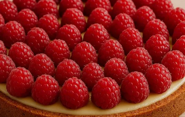 Tarte spéculoos framboises/fraises