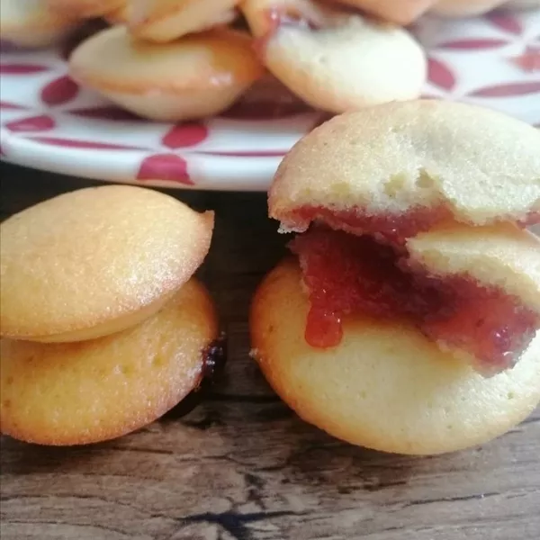 Coquelines à la fraise 