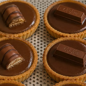 Mini tartes renversées kinder Bueno et kitkat