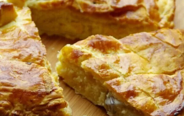 Galette des rois pommes et vanille