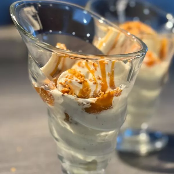 Glace Sundae au caramel