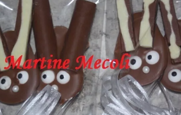 Petits lapins de Pâques tout chocolat