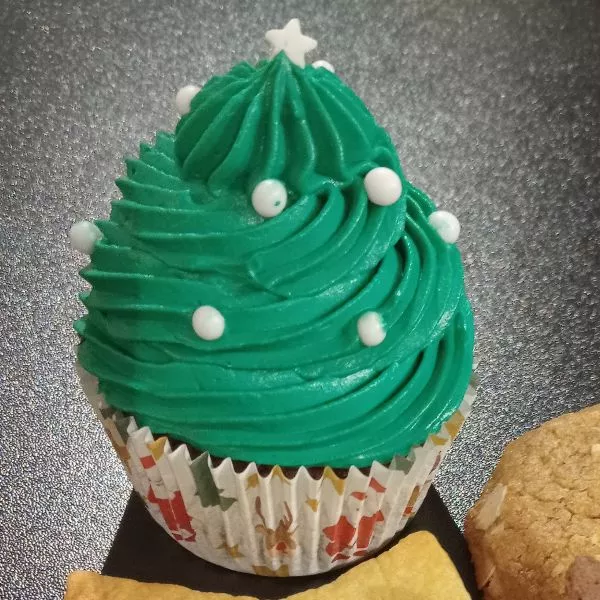 Cupcakes Sapin de Noël 