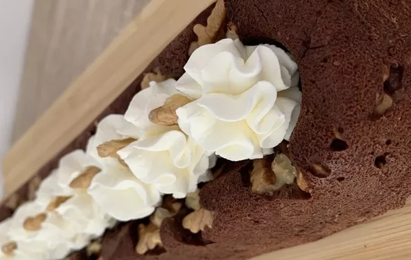 Gâteau au chocolat et aux noix