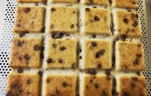 Moelleux aux amandes, pépites de chocolat