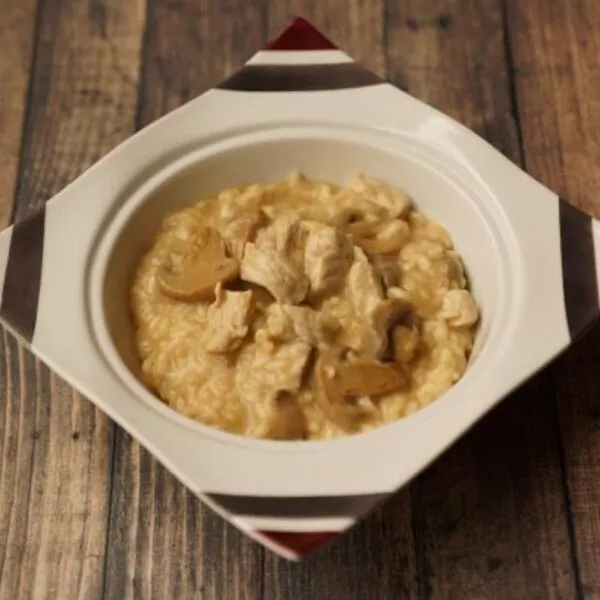 Risotto veau et champignons à l'i-cookin