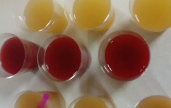 jus de fruits rouges et pommes du jardin