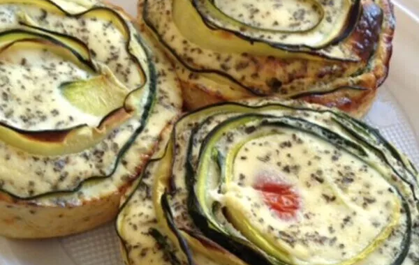 Flan de courgette