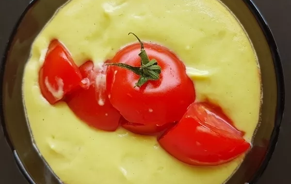 Crème d'avocat et de courgettes de Nathencuisine