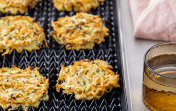 Galettes de légumes au comté