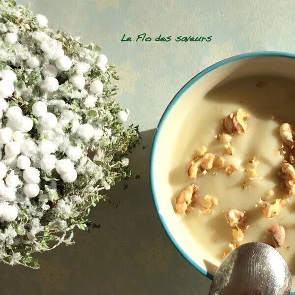 Velouté blanc/bleu ou chou fleur roquefort