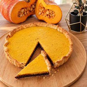Tarte chocolat citrouille