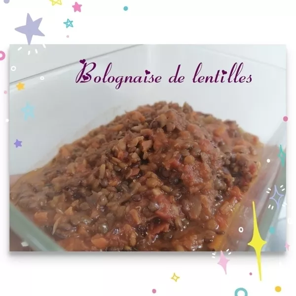 Bolognaise de lentilles
