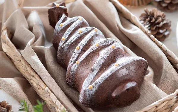Sapin moelleux au chocolat et praliné noisette