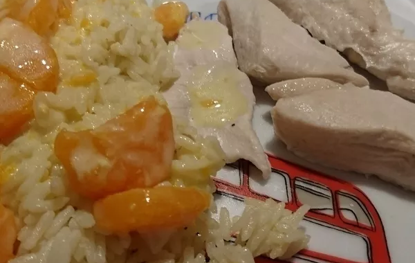 Waterzooï de poulet riz et carottes