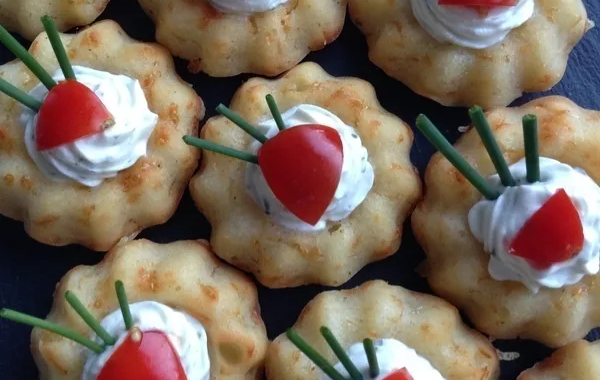 Bouchées apéritives sans oeuf