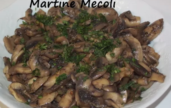 Champignons sautés