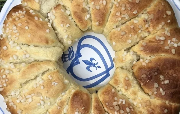 Brioche fourré à la pâte à tartiner
