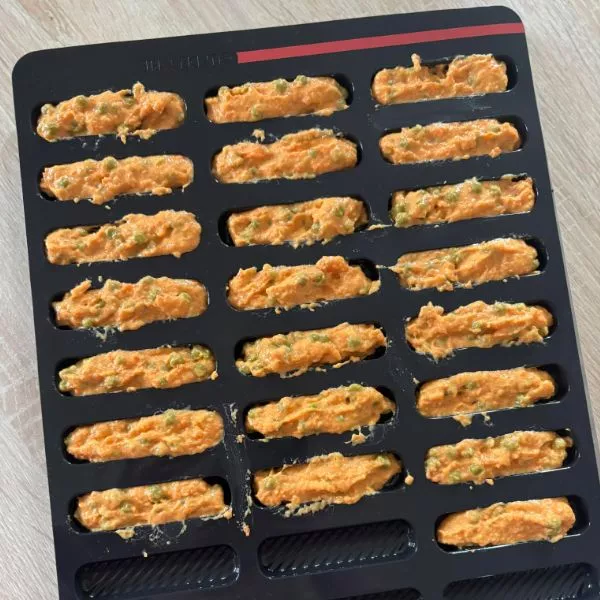 Finger Food petits pois carottes