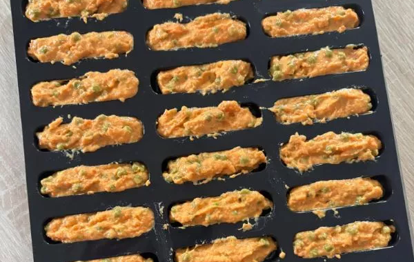 Finger Food petits pois carottes