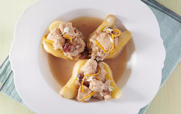 Poulet aux cranberries et pommes grenailles