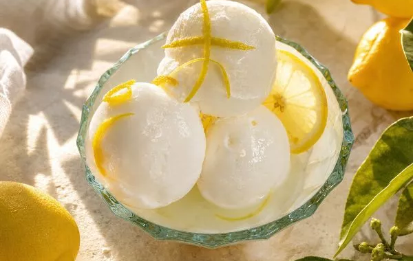 Crème glacée au limoncello