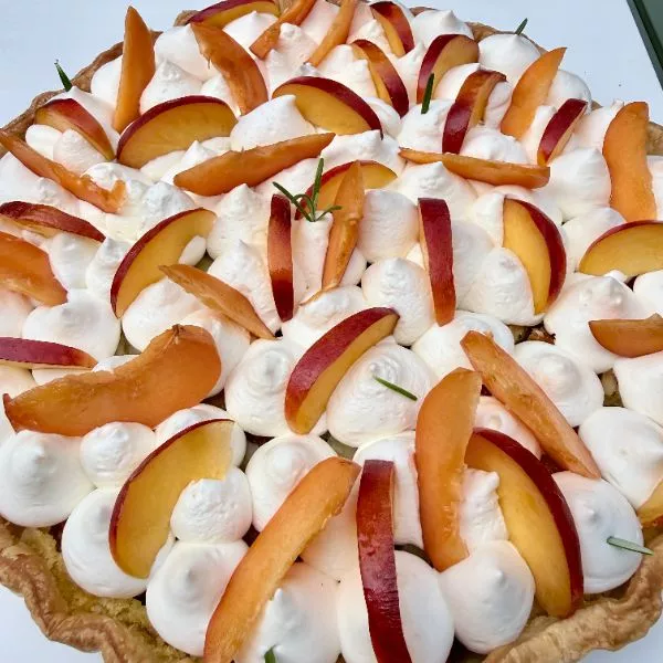 Tarte amandine abricot / nectarines - Chez Nanou