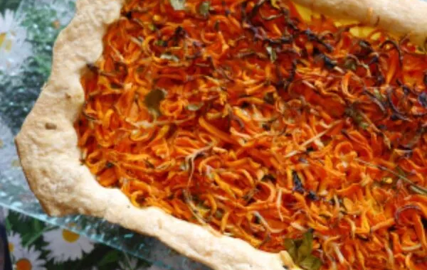 TARTE AUX CAROTTES A LA SAVEUR MAROCAINE