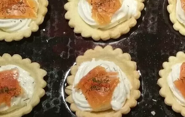 Mini tartelette saumon ricotta