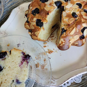 GÂTEAU MYRTILLES- Amandes & Kirsch 