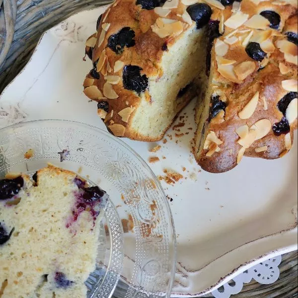 GÂTEAU MYRTILLES- Amandes & Kirsch 